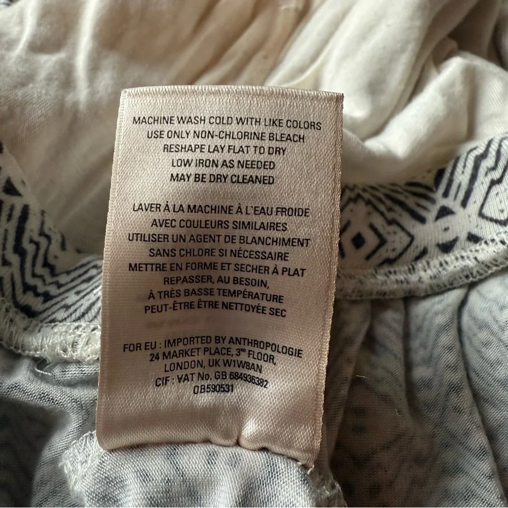 Anthropologie Maeve one shoulder wide leg Jamie Jumpsuit size XS - Picture 8 of 8